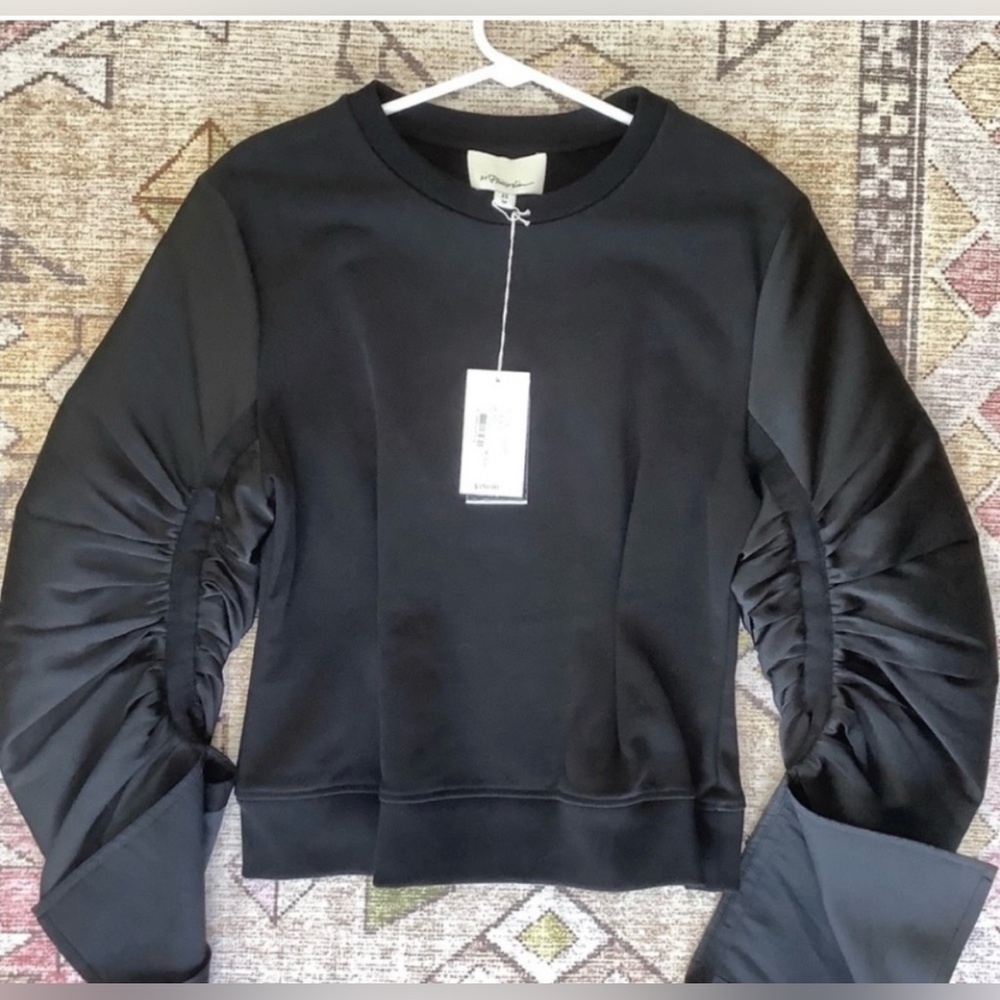 3.1 Philip Lim long sleeve French Terry top
